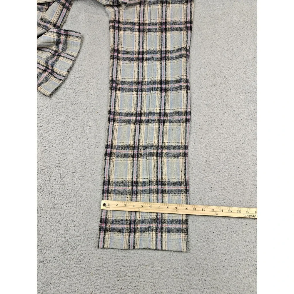 Honor The Gift Pants Mens XS Blue Plaid Flannel Elastic Waist Trouser WHTG210313